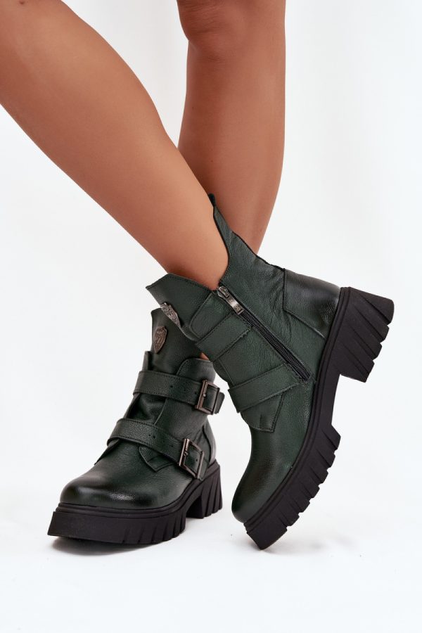 green Boots model 217808 Step in style