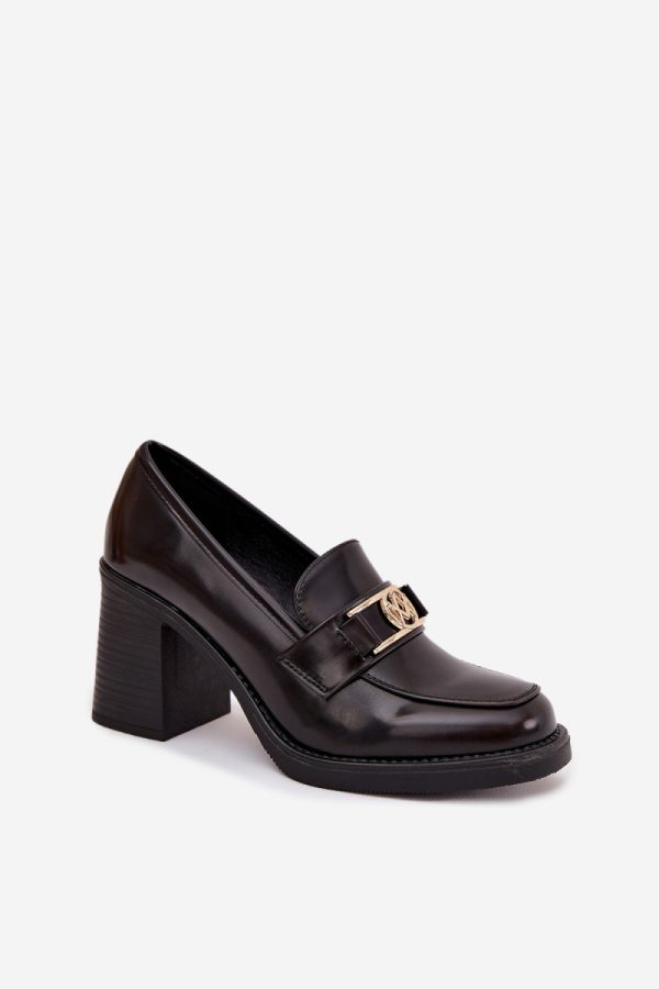 Brown Heeled Low Shoes in Women`s Ankle Boots & Booties with Fabric, Footbed, Upper Height and Heel Height