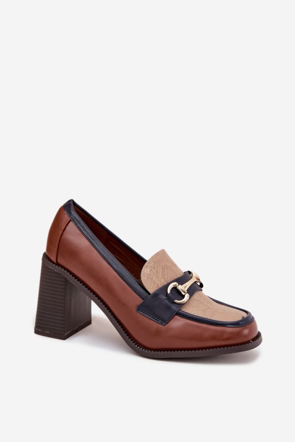 Beige Heeled Low Shoes in Women`s Ankle Boots & Booties with Fabric, Footbed, Upper Height and Heel Height