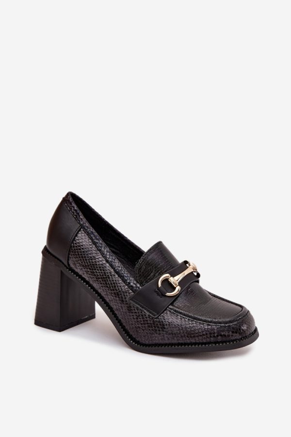 Black Heeled Low Shoes in Women`s Ankle Boots & Booties with Fabric, Footbed, Upper Height and Heel Height