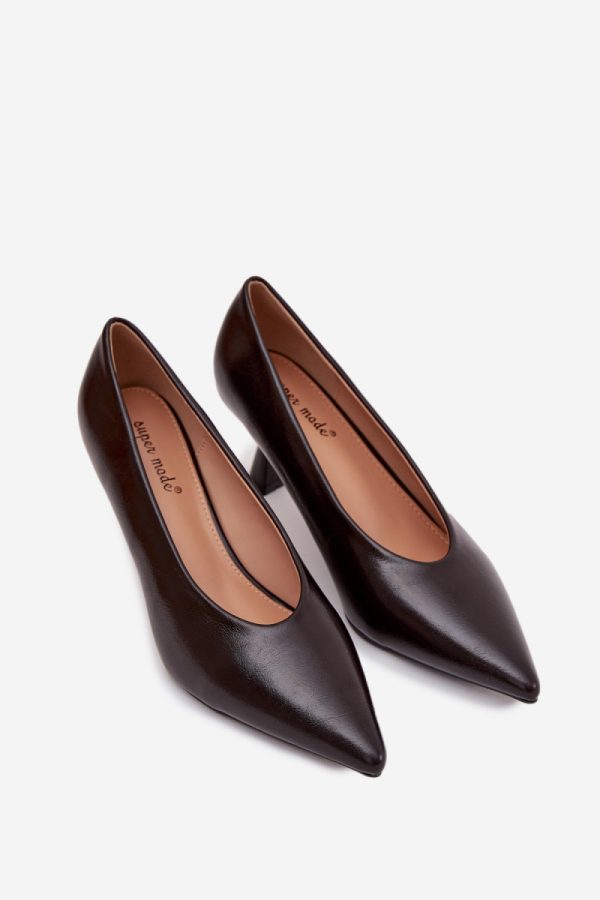 brown Heel pumps model 217852 Step in style
