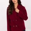 Red Coat in Women`s Coats, Jackets with Polyester