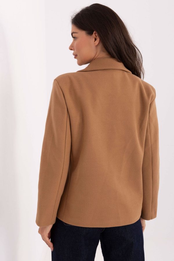 Brown Coat in Women`s Coats, Jackets with Polyester