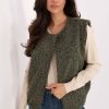 Green Gilet in Women`s Coats, Jackets with Polyester
