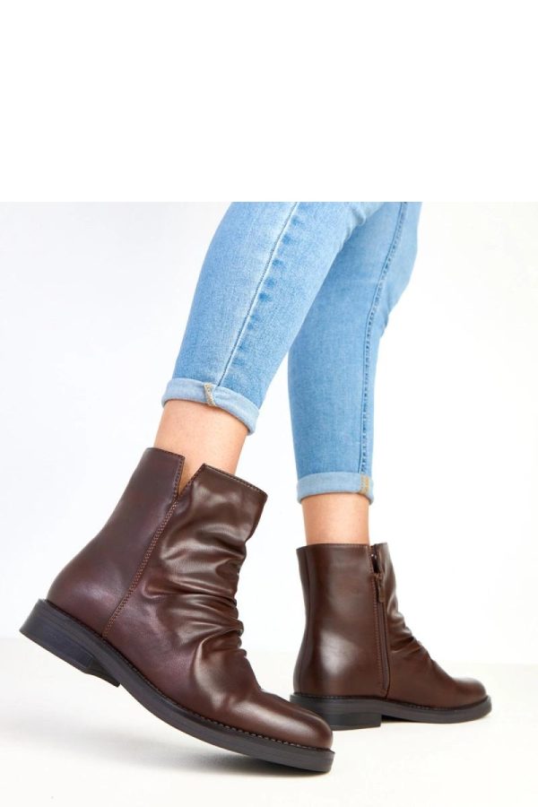 Brown Boots....Fabric, Footbed, Upper Height and Heel Height
