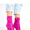 Violet Heel Boots in Women`s Ankle Boots & Booties with Fabric, Footbed, Upper Height and Heel Height