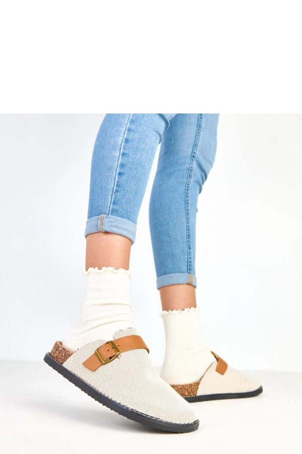 Brown Slippers in Slippers For Women with Fabric, Footbed and Platform Height