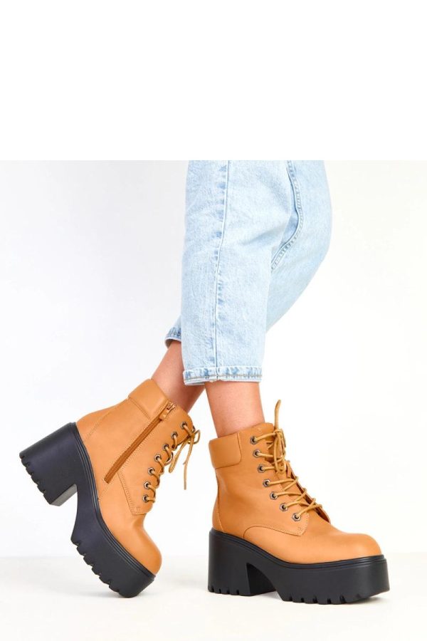 Brown Heel Boots...Fabric, Footbed, Upper Height, Heel Height and Platform Height