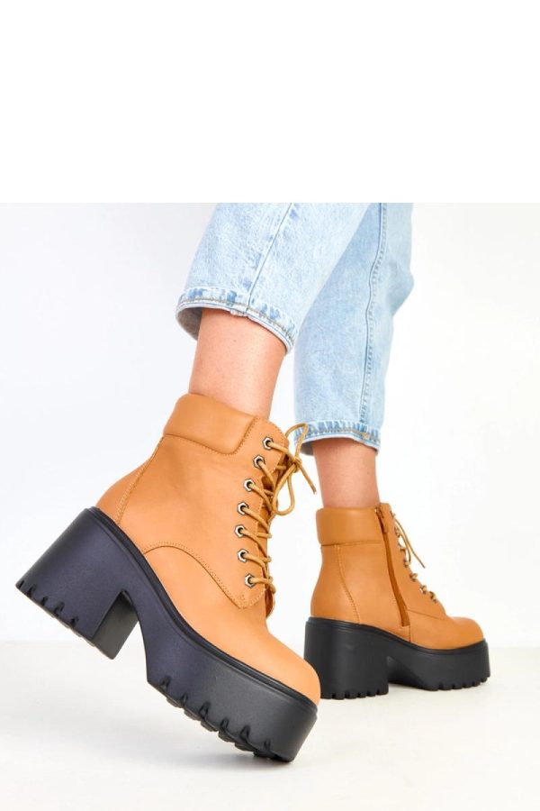 Brown Heel Boots...Fabric, Footbed, Upper Height, Heel Height and Platform Height