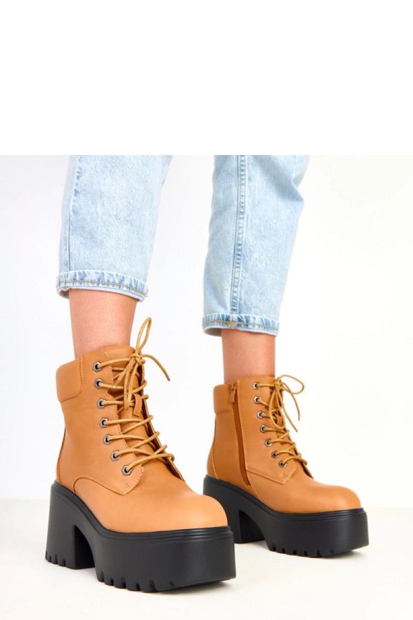 Brown Heel Boots...Fabric, Footbed, Upper Height, Heel Height and Platform Height