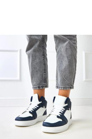 1093125 White Sport Shoes in Women`s Athletic Shoes, Trainers, Sneakers with Fabric, Footbed and Platform Height