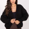 Black Cardigan in Cardigans For Women, Ponchos with Acrylic, Polyamide, Viscose and Wool
