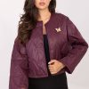 Red Jacket in Women`s Coats, Jackets with Polyester