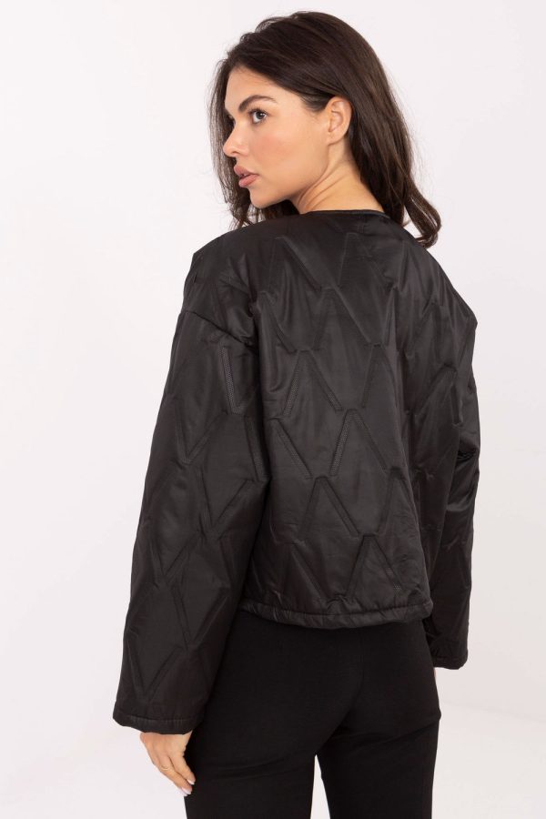 Black Jacket in Women`s Coats, Jackets with Polyester