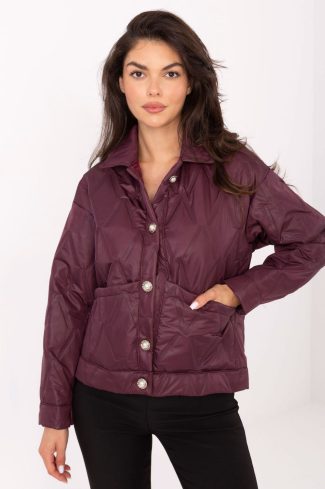 Red Jacket in Women`s Coats, Jackets with Polyester
