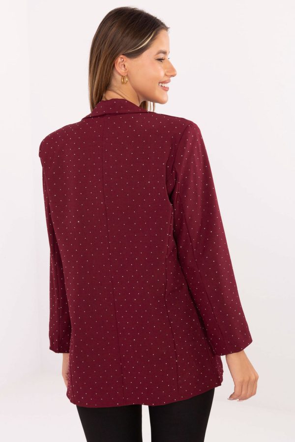 Red Jacket in Jackets, Vests For Women with Polyester and Viscose