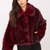 Red Jacket in Women`s Coats, Jackets with Polyester and Viscose