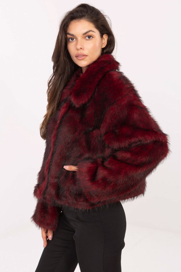 Red Jacket in Women`s Coats, Jackets with Polyester and Viscose