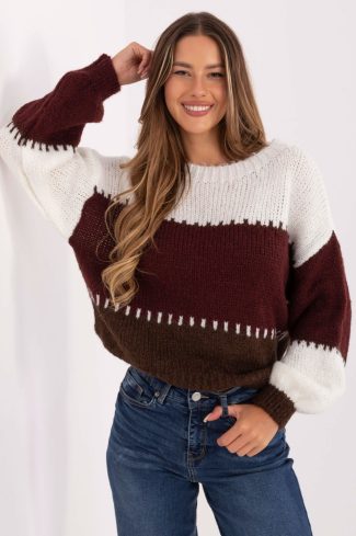 Red Jumper in Sweaters, Pullovers, Jumpers, Turtlenecks, Boleros, Shrugs with Polyamide, Polyacrylic, Viscose and Wool