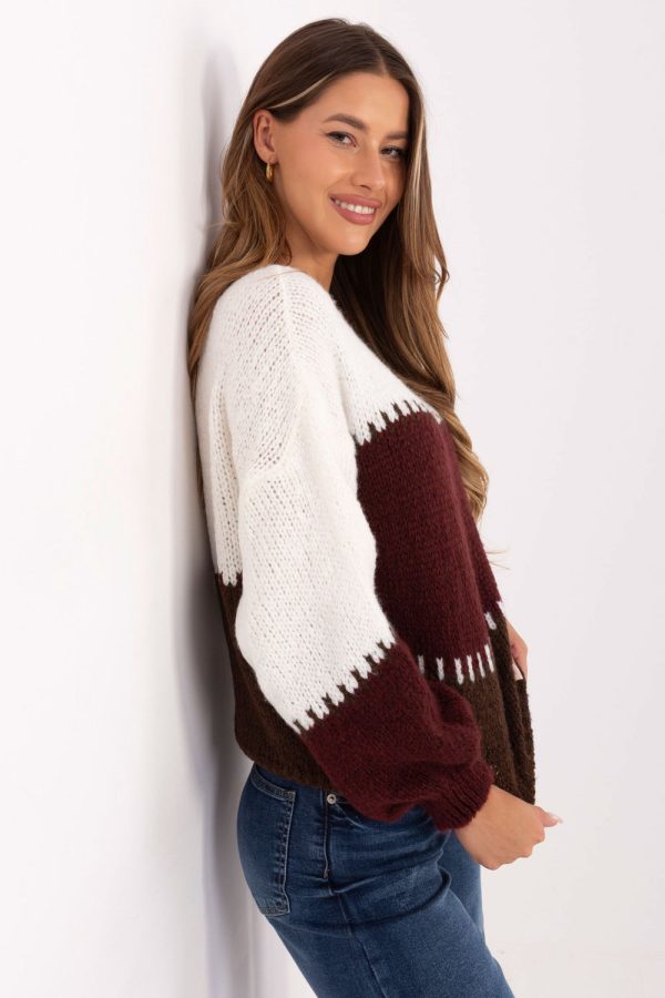 Red Jumper in Sweaters, Pullovers, Jumpers, Turtlenecks, Boleros, Shrugs with Polyamide, Polyacrylic, Viscose and Wool