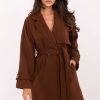 Brown Coat in Women`s Coats, Jackets with Polyester