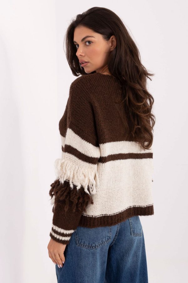 brown Cardigan model 218010 Italy Moda
