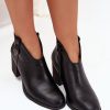 Black Heel Boots in Women`s Ankle Boots & Booties with Fabric, Warmers, Footbed, Upper Height and Heel Height