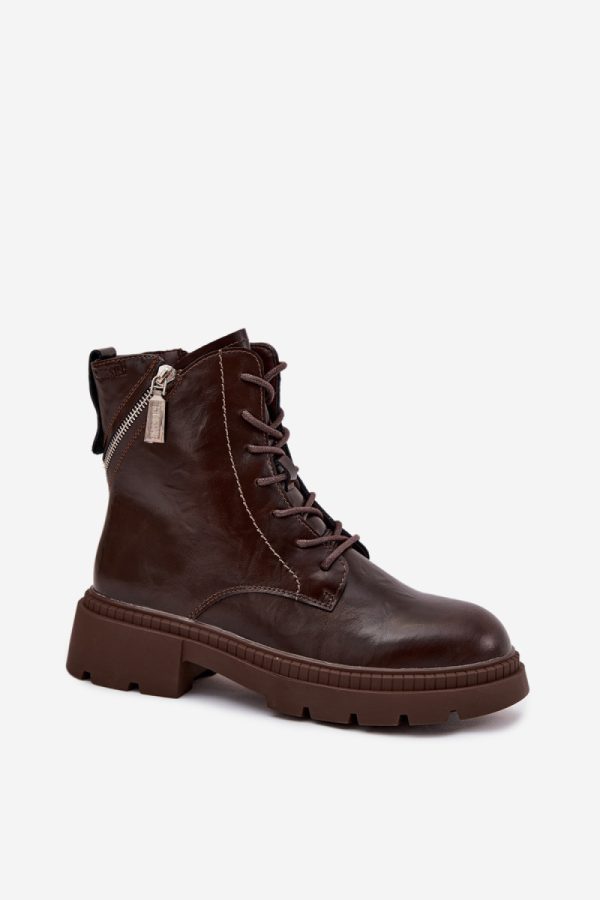 brown Bootie model 218064 Step in style