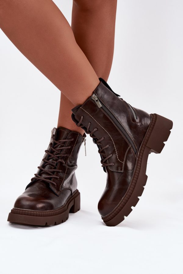 brown Bootie model 218064 Step in style