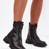 1093481.jpg Black Boots in Women`s Ankle Boots & Booties with Fabric, Warmers, Footbed, Upper Height and Heel Height