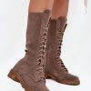 1093493.jpg Beige Boots in Women`s Ankle Boots & Booties with Fabric, Footbed, Upper Height and Heel Height