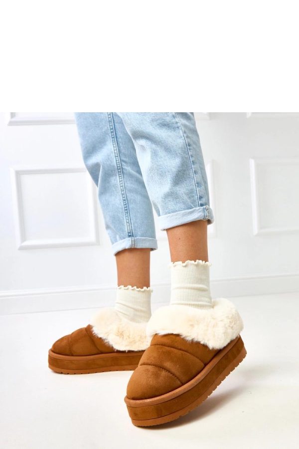 Brown Snow Boots in Women`s Ankle Boots & Booties with Fabric, Footbed and Platform Height