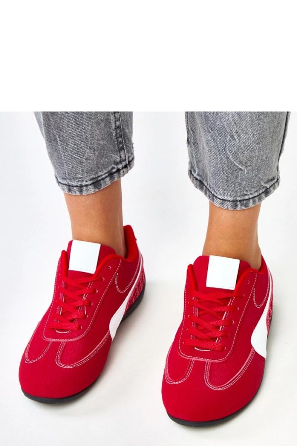 Red Sport Shoes...Fabric and Footbed