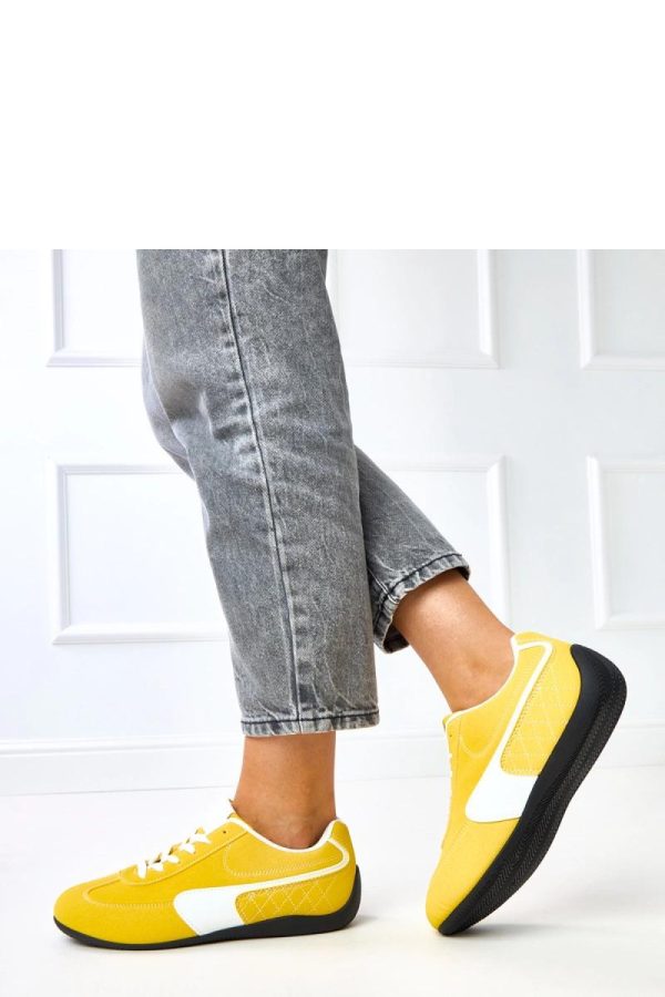 Yellow Sport Shoes...Fabric and Footbed