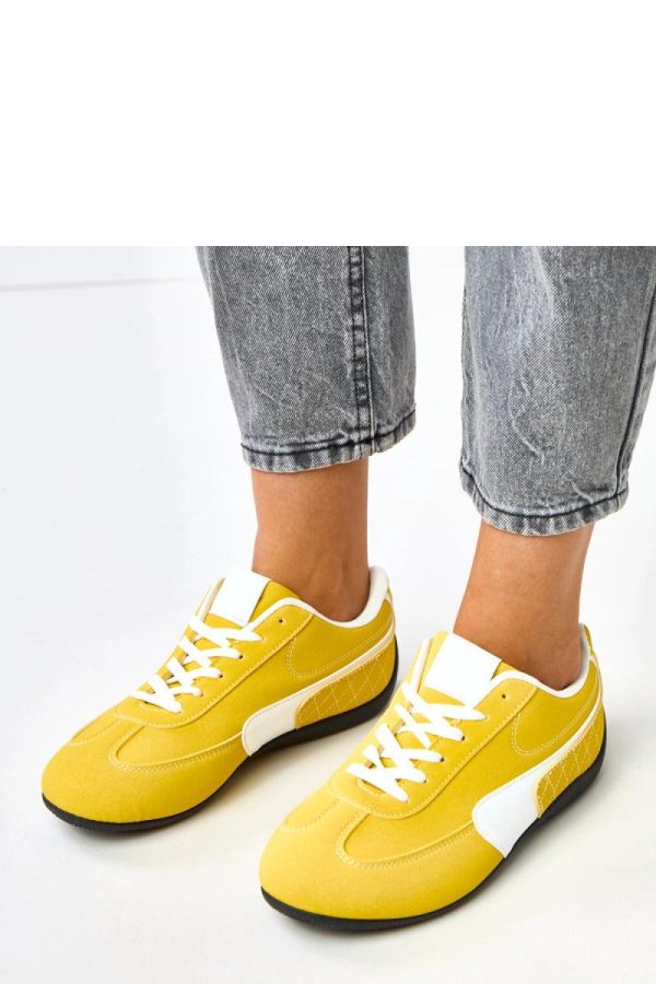 Yellow Sport Shoes...Fabric and Footbed