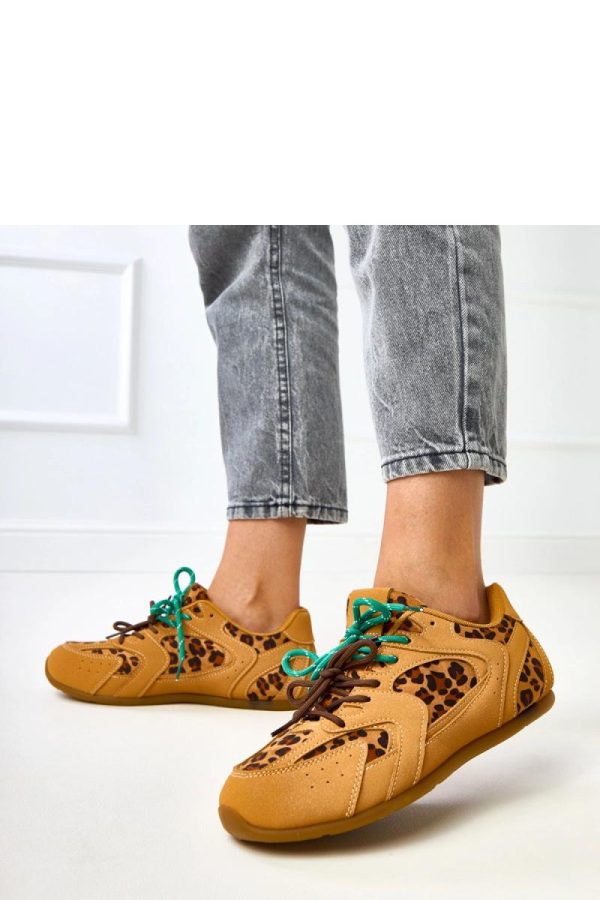 Brown Sport Shoes....Fabric and Footbed