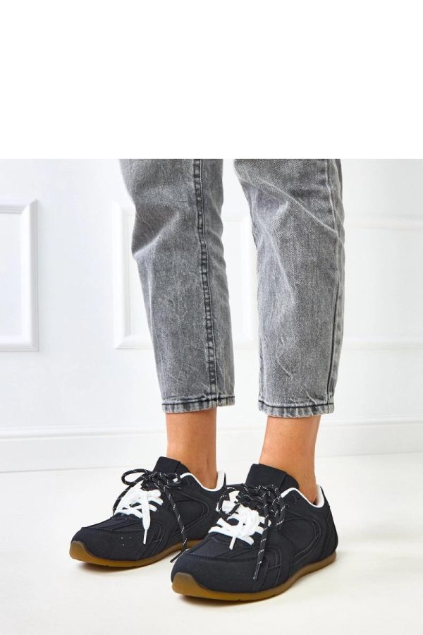 Black Sport Shoes in Women`s Athletic Shoes, Trainers, Sneakers with Fabric and Footbed
