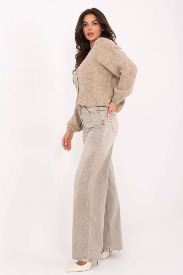 Beige Jeans in Pants, Trousers, Shorts with Cotton