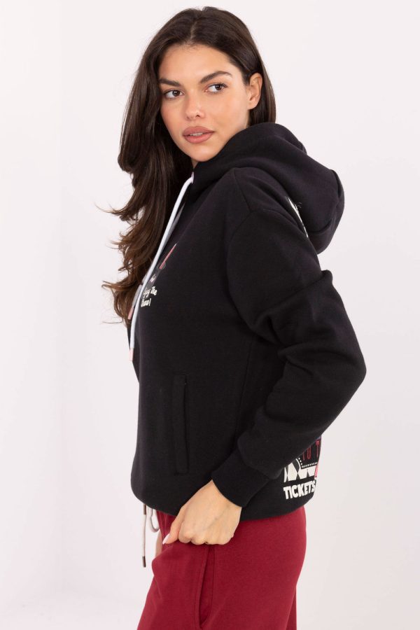 Grey Sweatshirt in Sweatshirts For Women with Cotton and Polyester