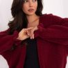 Red Cardigan in Cardigans For Women, Ponchos with Acrylic, Polyamide, Viscose and Wool
