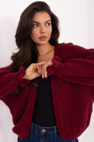 Red Cardigan in Cardigans For Women, Ponchos with Acrylic, Polyamide, Viscose and Wool