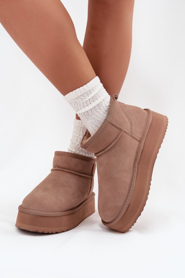 beige Snow boots model 218291 Step in style