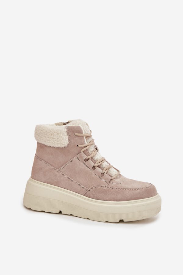 beige Snow boots model 218294 Step in style