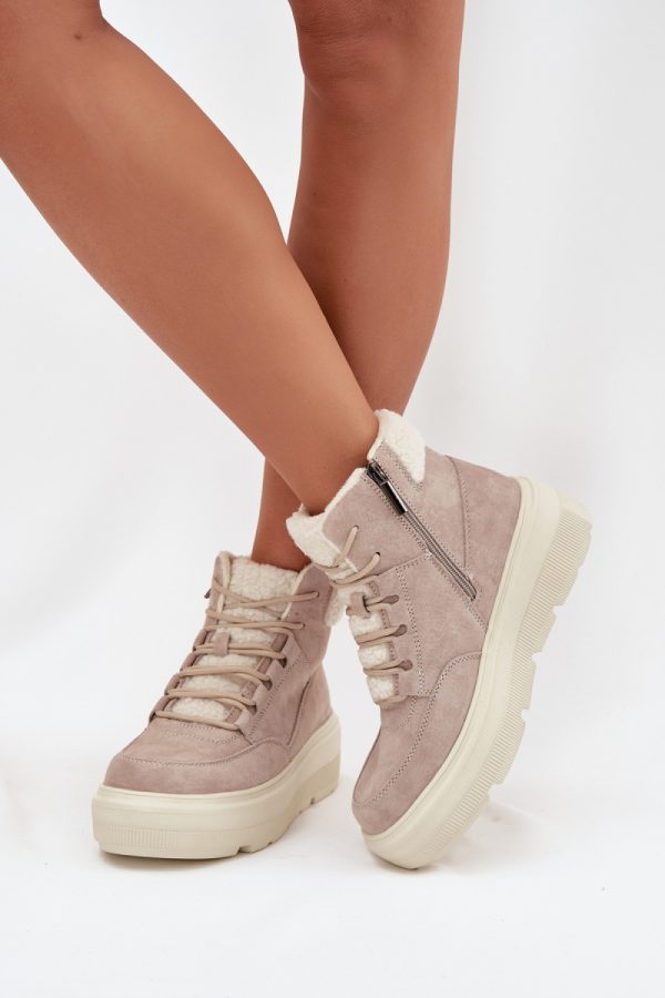 beige Snow boots model 218294 Step in style
