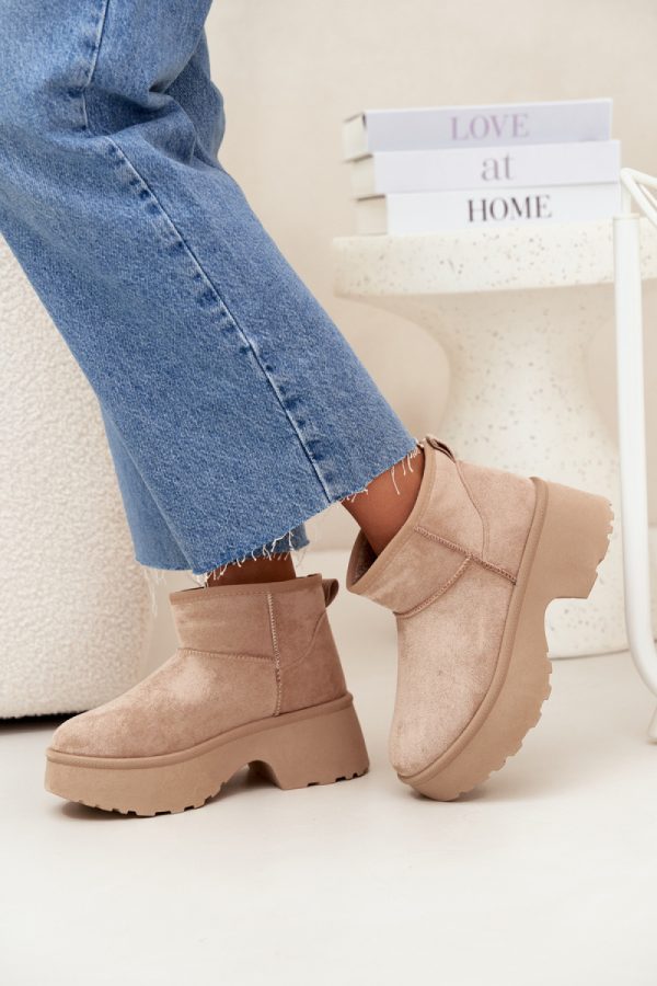 beige Snow boots model 218300 Step in style