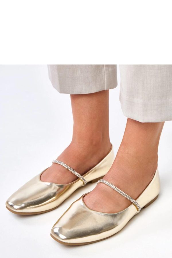 Yellow Ballet Flats....Fabric and Footbed