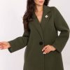 Green Coat in Women`s Coats, Jackets with Spandex, Polyester and Viscose