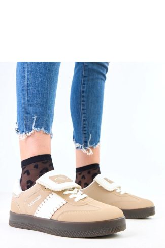 1094671 Brown Sport Shoes in Women`s Athletic Shoes, Trainers, Sneakers with Fabric, Footbed and Platform Height