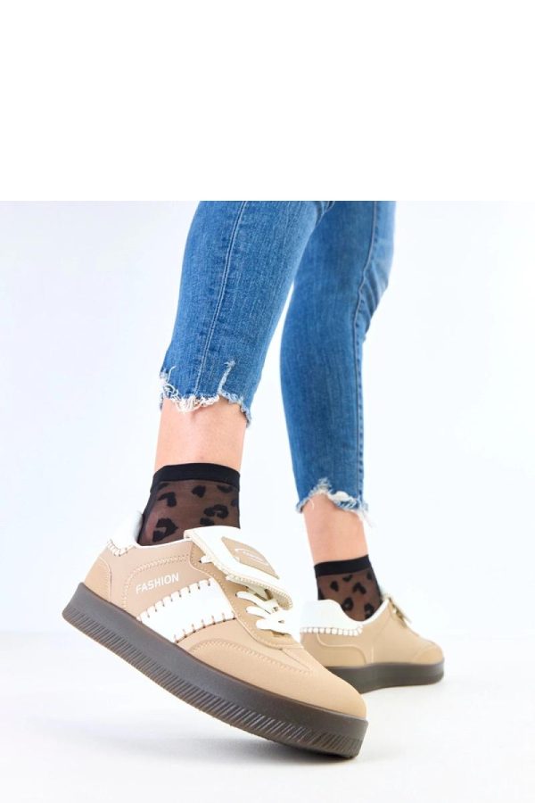 Brown Sport Shoes in Women`s Athletic Shoes, Trainers, Sneakers with Fabric, Footbed and Platform Height