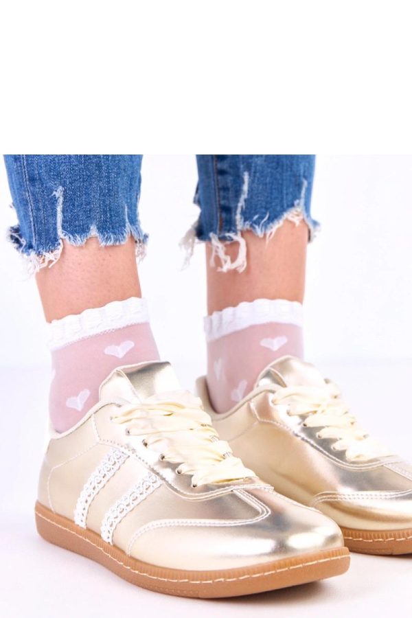 Yellow Sport Shoes...Fabric, Footbed and Sole Height